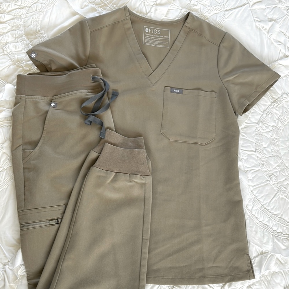 Figs LATTE ☕️ scrub set XXS/XSP